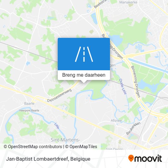 Jan-Baptist Lombaertdreef kaart