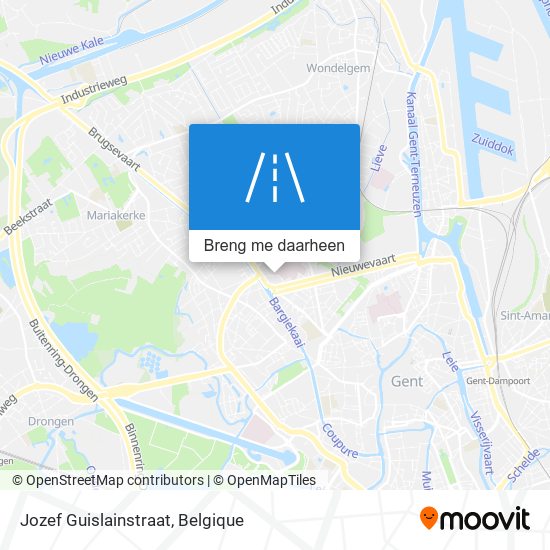 Jozef Guislainstraat kaart