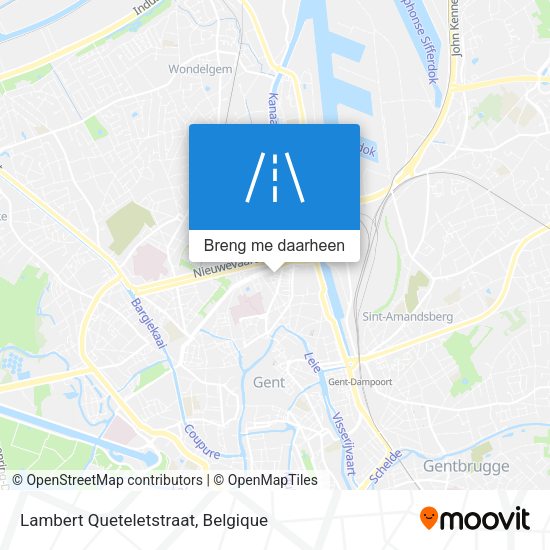 Lambert Queteletstraat kaart