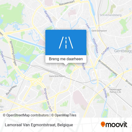 Lamoraal Van Egmontstraat kaart