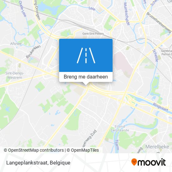 Langeplankstraat kaart