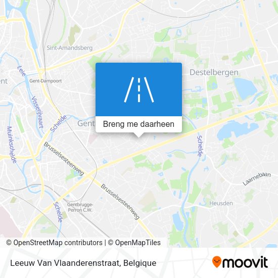 Leeuw Van Vlaanderenstraat kaart
