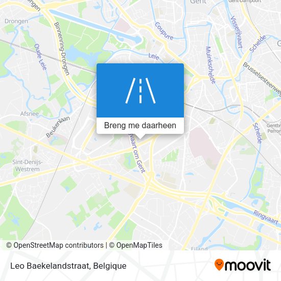Leo Baekelandstraat kaart