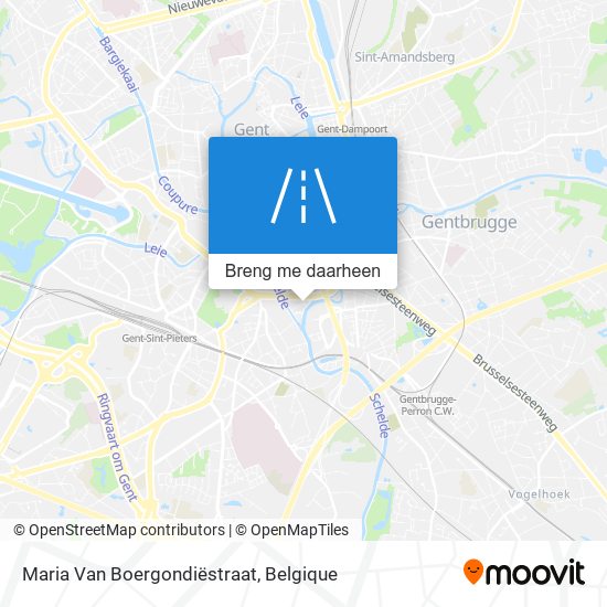 Maria Van Boergondiëstraat kaart