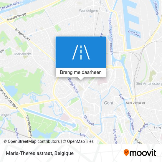 Maria-Theresiastraat kaart