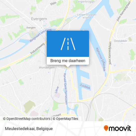 Meulestedekaai kaart