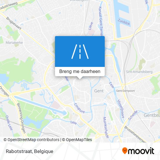 Rabotstraat kaart