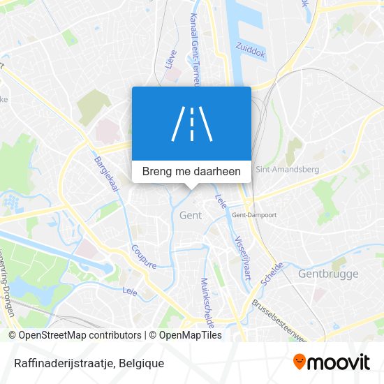 Raffinaderijstraatje kaart