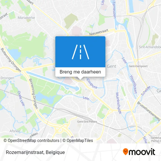 Rozemarijnstraat kaart