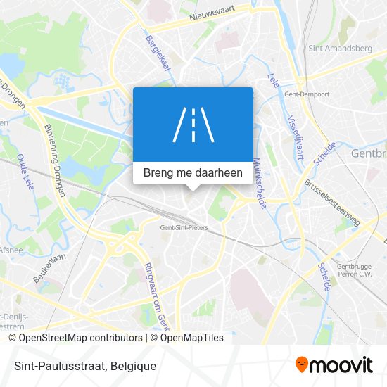 Sint-Paulusstraat kaart