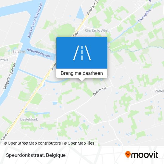 Speurdonkstraat kaart