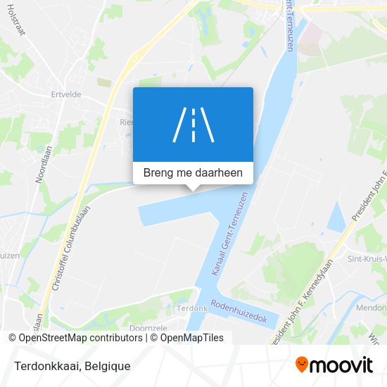 Terdonkkaai kaart