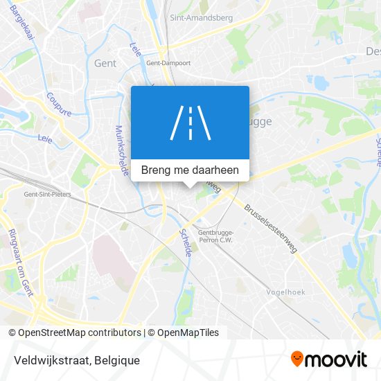 Veldwijkstraat kaart