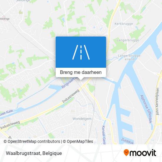 Waalbrugstraat kaart
