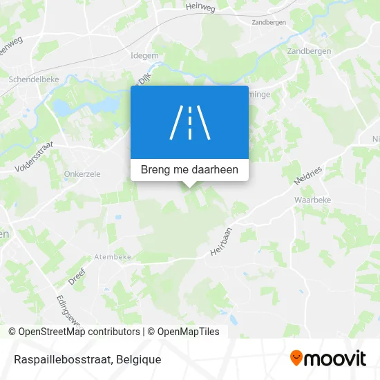 Raspaillebosstraat kaart