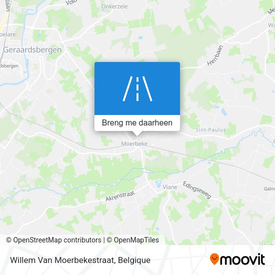 Willem Van Moerbekestraat kaart