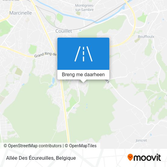 Allée Des Écureuilles kaart