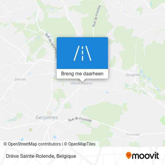 Drève Sainte-Rolende kaart