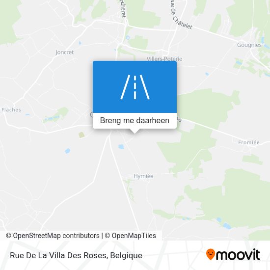 Rue De La Villa Des Roses kaart
