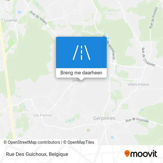 Rue Des Guichoux kaart