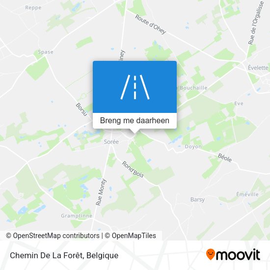 Chemin De La Forêt kaart