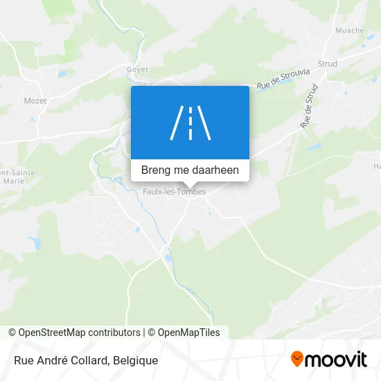 Rue André Collard kaart