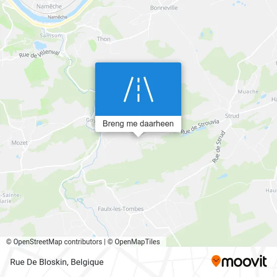 Rue De Bloskin kaart