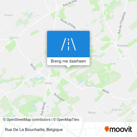 Rue De La Bouchaille kaart