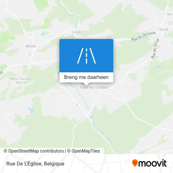 Rue De L'Église kaart