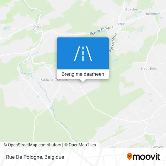 Rue De Pologne kaart