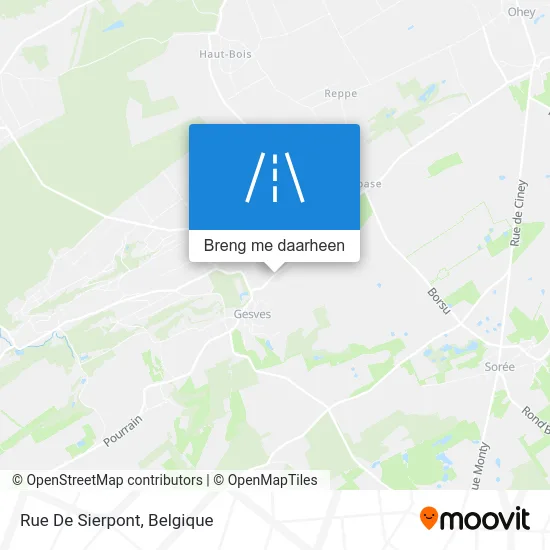 Rue De Sierpont kaart