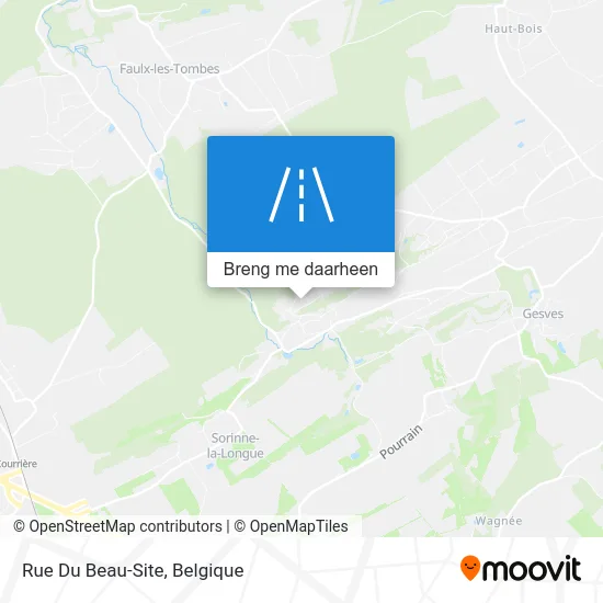 Rue Du Beau-Site kaart