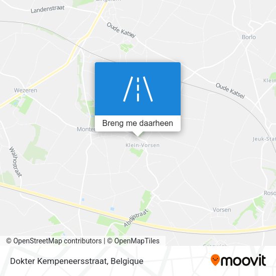 Dokter Kempeneersstraat kaart