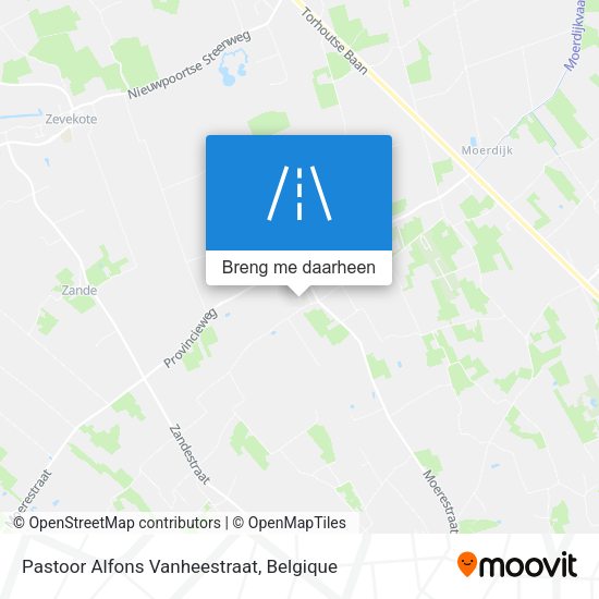Pastoor Alfons Vanheestraat kaart