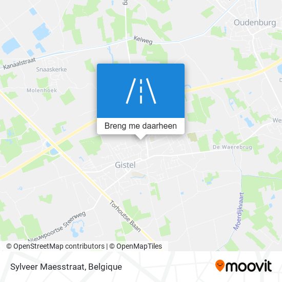 Sylveer Maesstraat kaart
