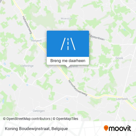 Koning Boudewijnstraat kaart