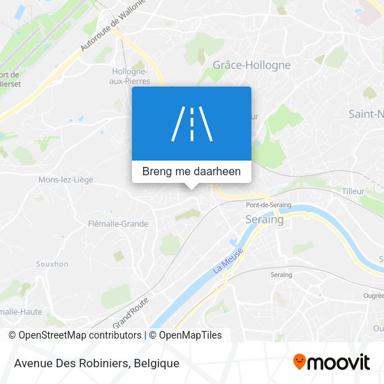 Avenue Des Robiniers kaart