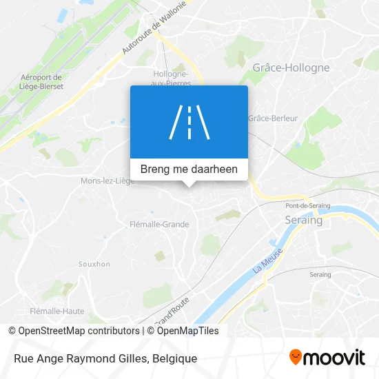 Rue Ange Raymond Gilles kaart