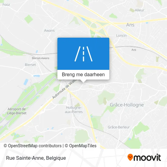 Rue Sainte-Anne kaart