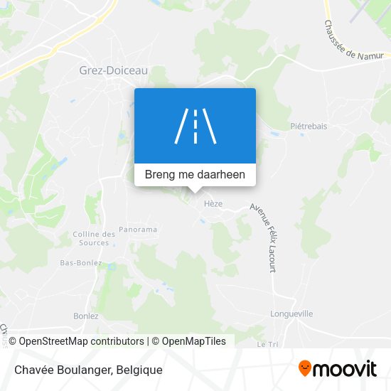 Chavée Boulanger kaart