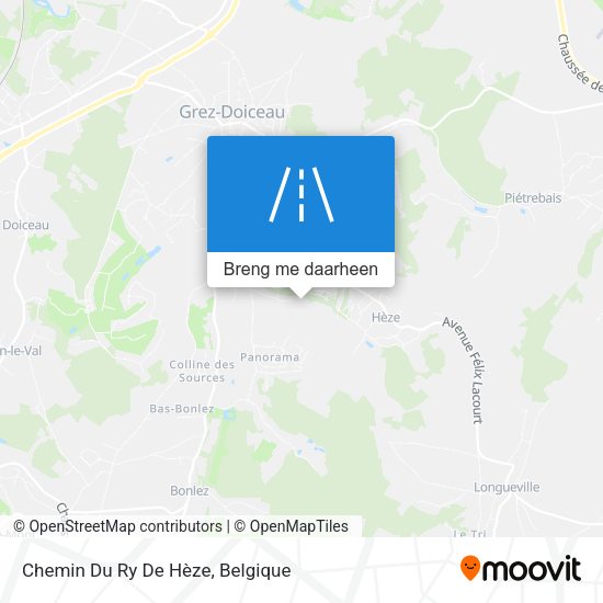 Chemin Du Ry De Hèze kaart