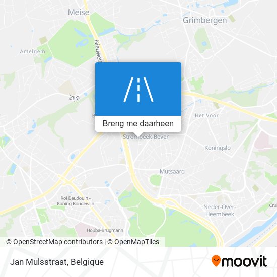 Jan Mulsstraat kaart