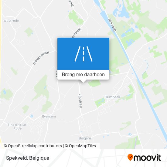 Spekveld kaart