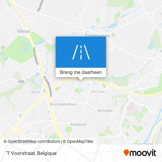 'T Voorstraat kaart
