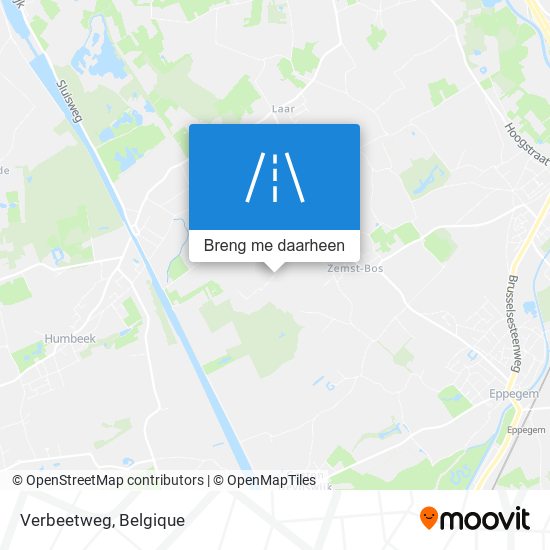 Verbeetweg kaart