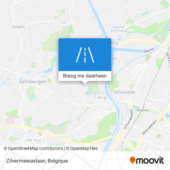 Zilvermeeuwlaan kaart