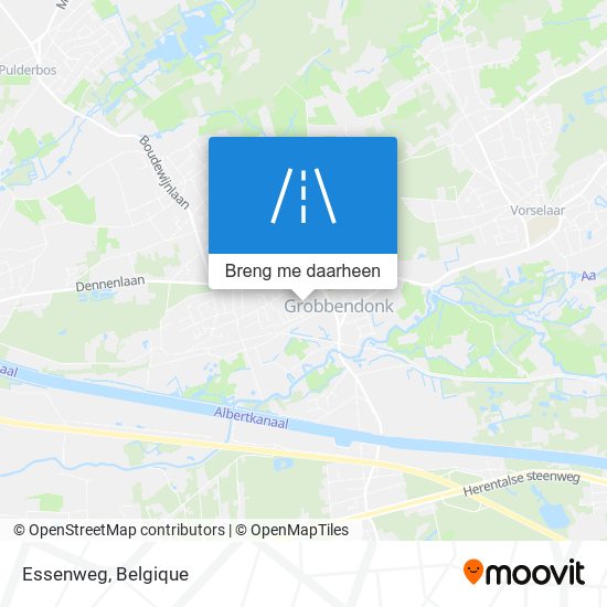 Essenweg kaart