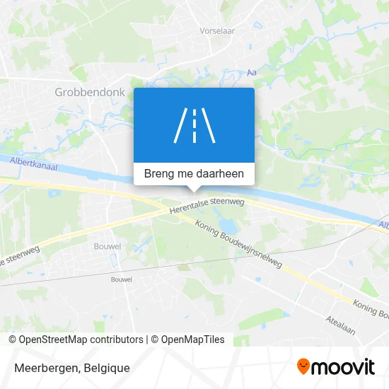 Hoe kom je bij Meerbergen, Grobbendonk met bus of trein?