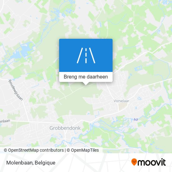 Molenbaan kaart