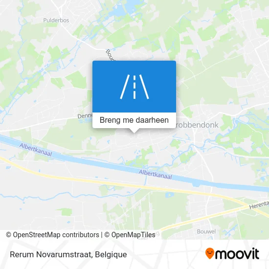 Rerum Novarumstraat kaart
